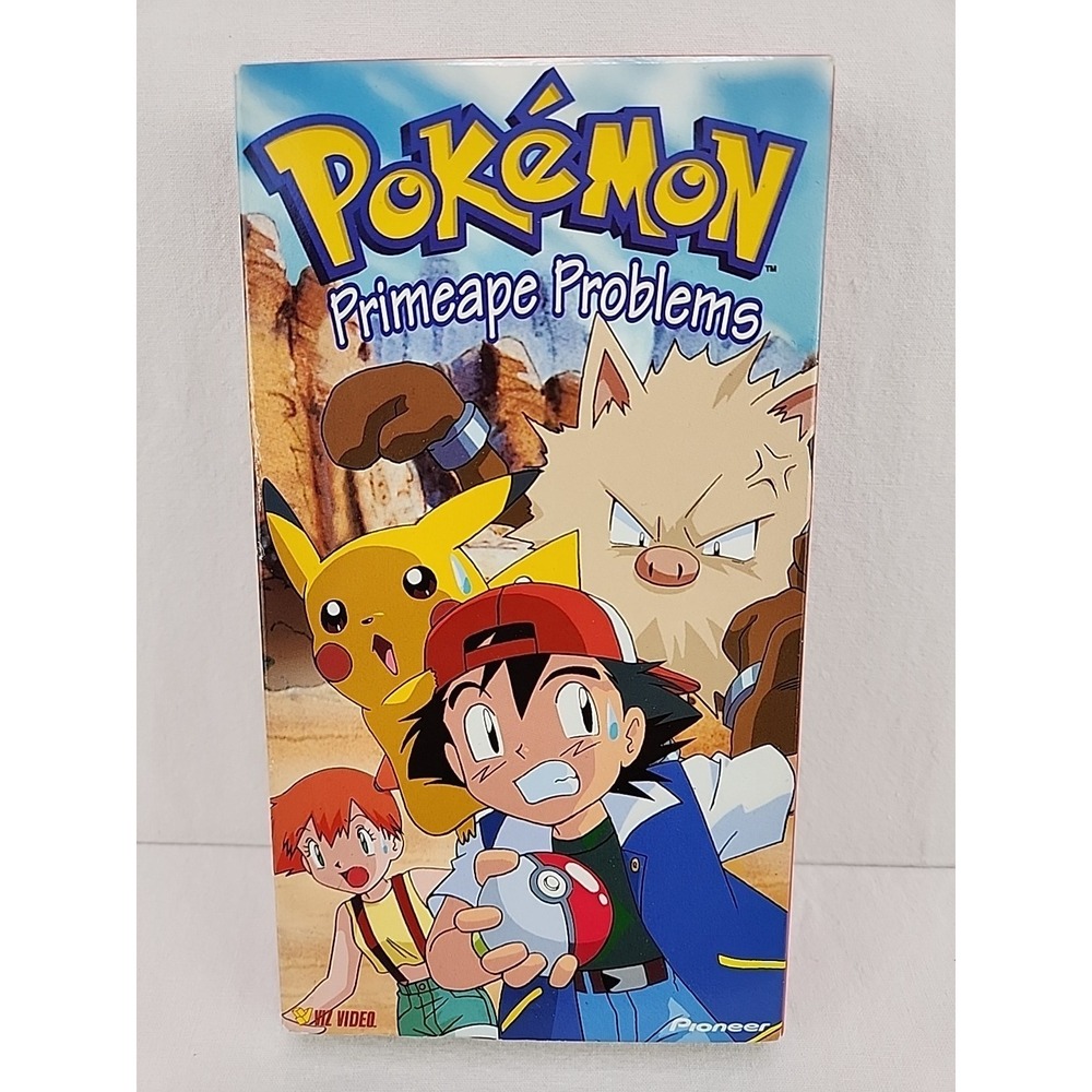 Pokemon Vol. 8: Primeape Problems VHS 1999 Very Clean Vis‎ Video